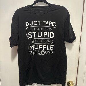 Arbor Black Short-Sleeve Graphic Tee with White Text